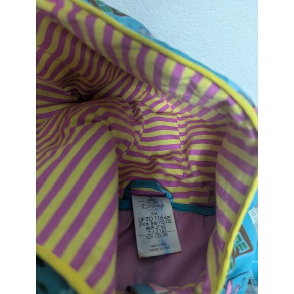 Disney Zip up Hoodie Jacket Lady and The Tramp Snow Rain Blue Girls Size 5 6 - Picture 8 of 11